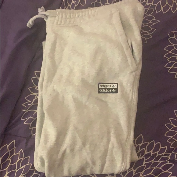 ADIDAS GREY SWEATS - Picture 1 of 5